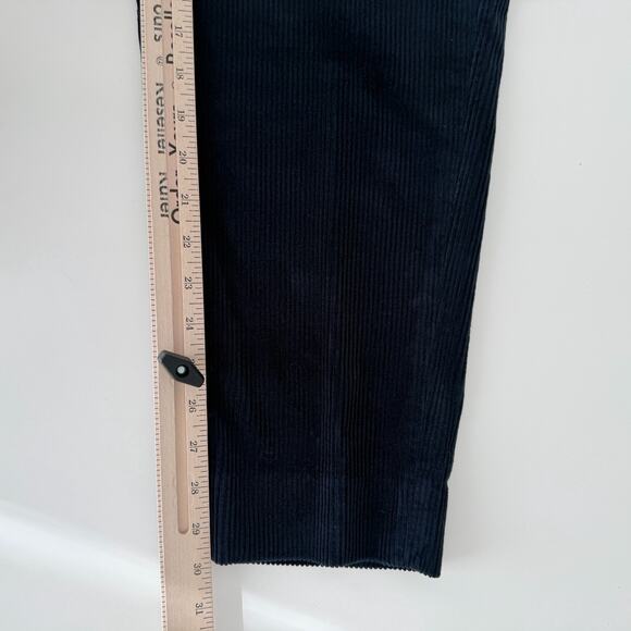 Brooks Brothers Corduroy Pants Mens 34x30 Navy Blue Milano Fit Wide Wale Cotton - Picture 10 of 11